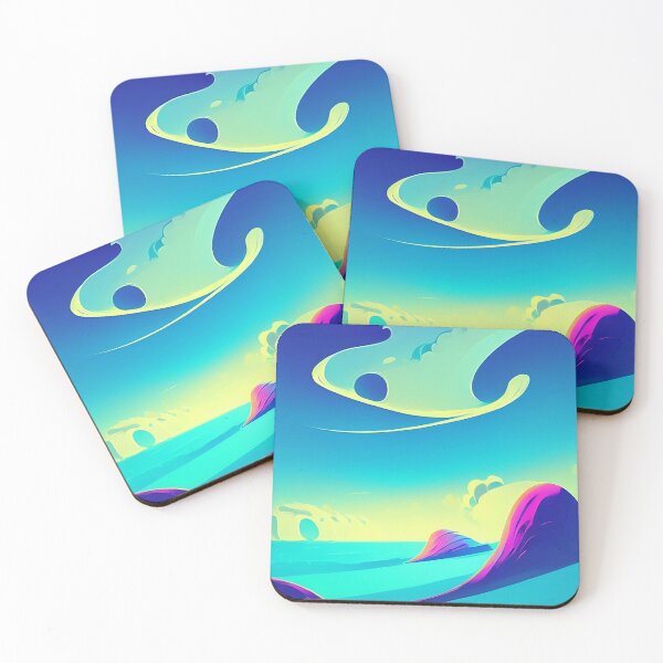 Item preview, Colorful surreal landscapes scenery with vibrant colors 23 designed and sold by vishalraifx.