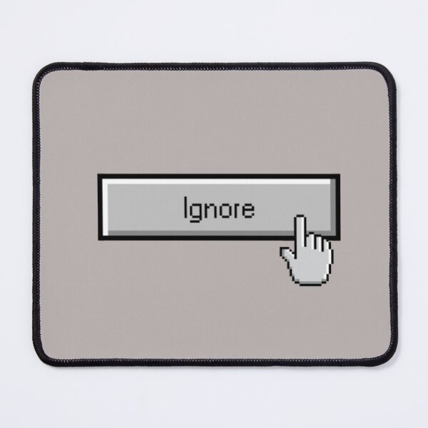 Item preview, Retro Old Tech Ignore Button designed and sold by LMoonDesigns.