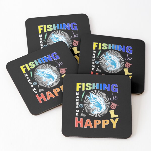 Item preview, Fishing makes me happy designed and sold by FASHIONGALLERIA.