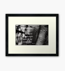 Pathways Of Prayer Framed Print