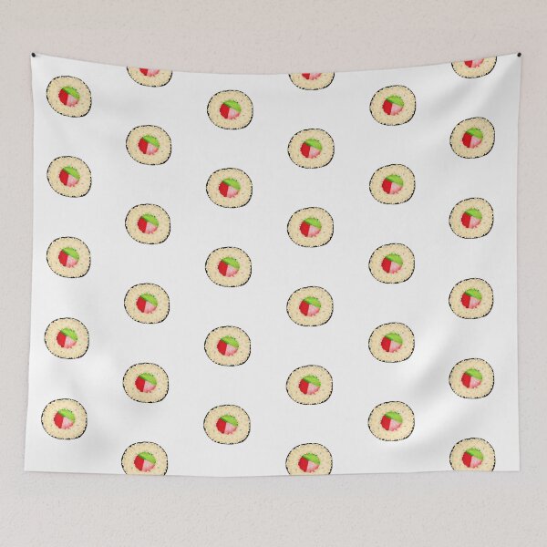 Item preview, Maki Sushi in watercolor style designed and sold by pamaripai.