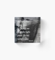 Pathways Of Prayer Acrylic Block
