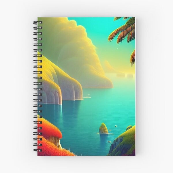 Item preview, Colorful surreal landscapes scenery with vibrant colors 25 designed and sold by vishalraifx.