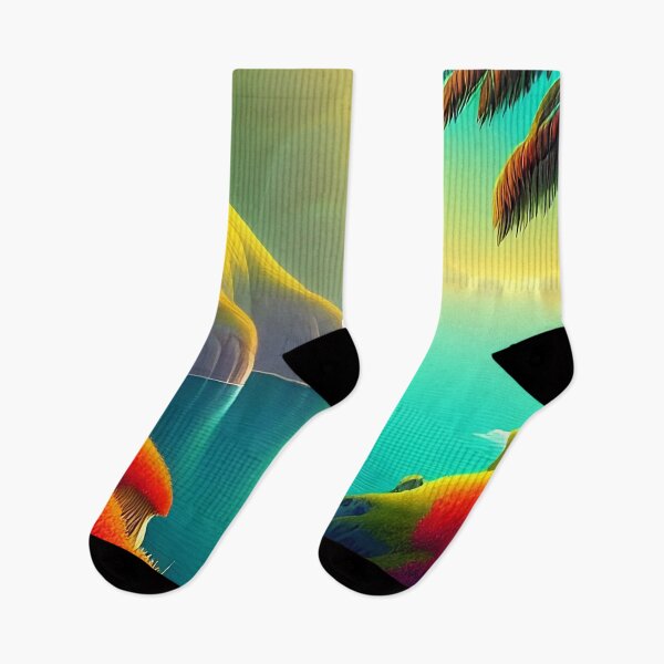 Item preview, Colorful surreal landscapes scenery with vibrant colors 25 designed and sold by vishalraifx.