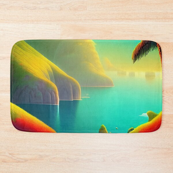 Item preview, Colorful surreal landscapes scenery with vibrant colors 25 designed and sold by vishalraifx.
