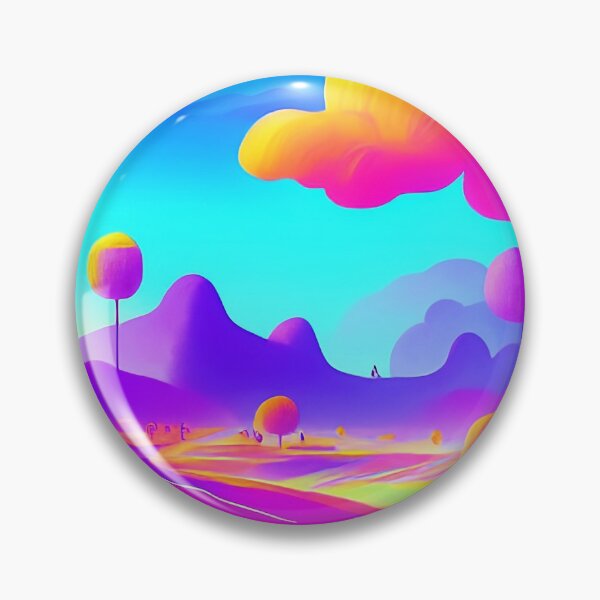 Item preview, Colorful surreal landscapes scenery with vibrant colors 26 designed and sold by vishalraifx.