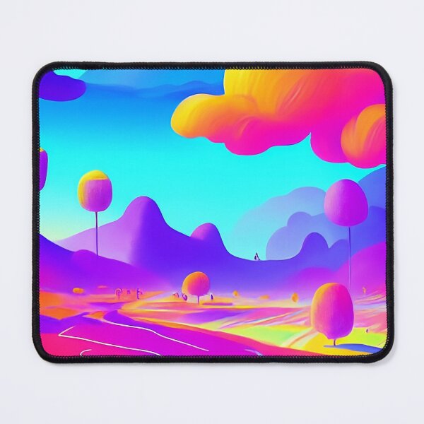 Item preview, Colorful surreal landscapes scenery with vibrant colors 26 designed and sold by vishalraifx.