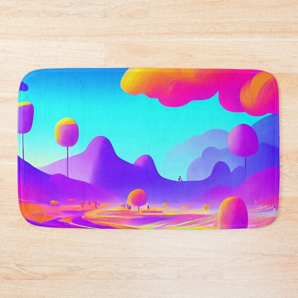 Item preview, Colorful surreal landscapes scenery with vibrant colors 26 designed and sold by vishalraifx.