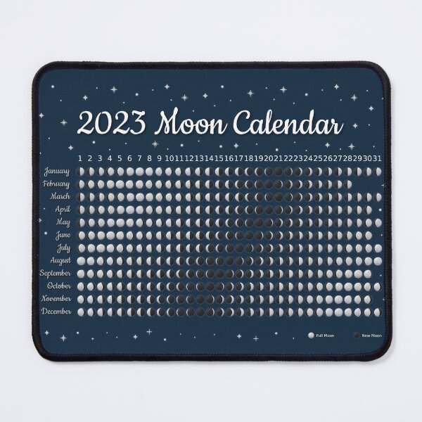 Item preview, 2023 Moon Calendar designed and sold by Taniya Parmar.