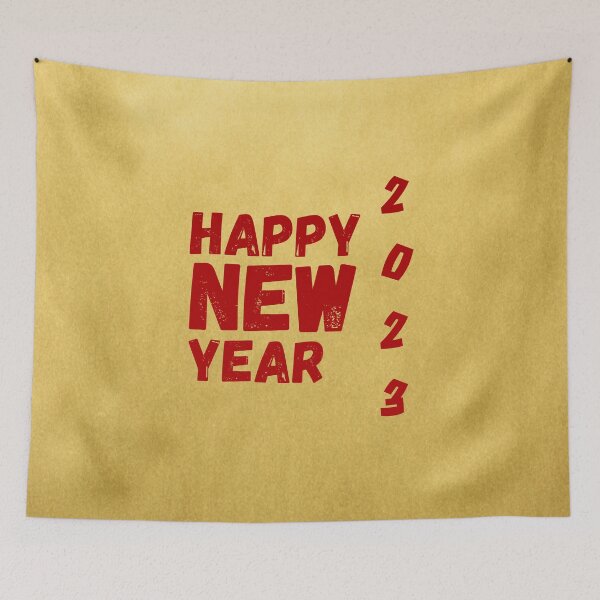 Item preview, HAPPY NEW YEAR 2023 - GOLD AESTHETIC POSTER designed and sold by Lu7u.