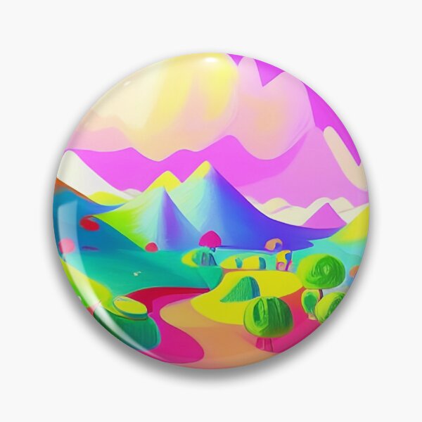 Item preview, Colorful surreal landscapes scenery with vibrant colors 29 designed and sold by vishalraifx.