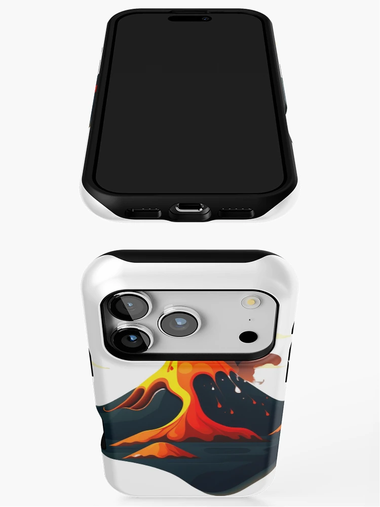 Thumbnail 3 of 4, iPhone Case, erupting volcano designed and sold by RiderSpoon.