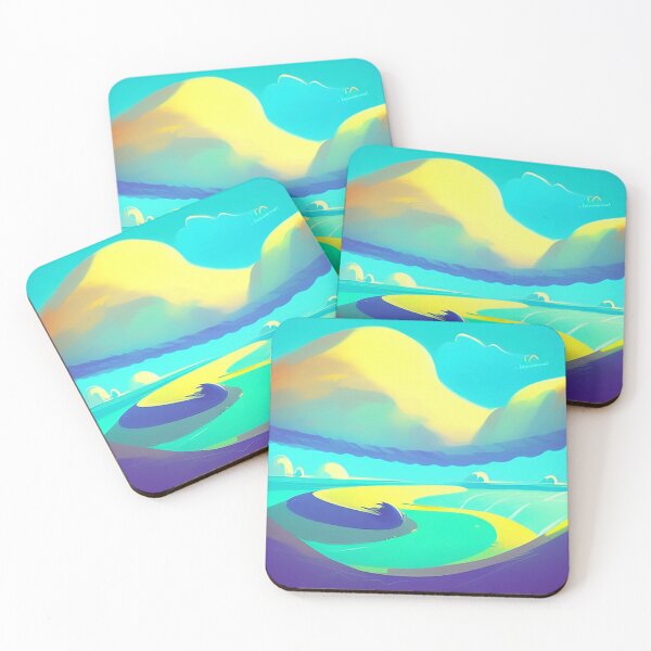 Item preview, Colorful surreal landscapes scenery with vibrant colors 30 designed and sold by vishalraifx.
