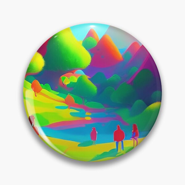 Item preview, Colorful surreal landscapes scenery with vibrant colors 31 designed and sold by vishalraifx.