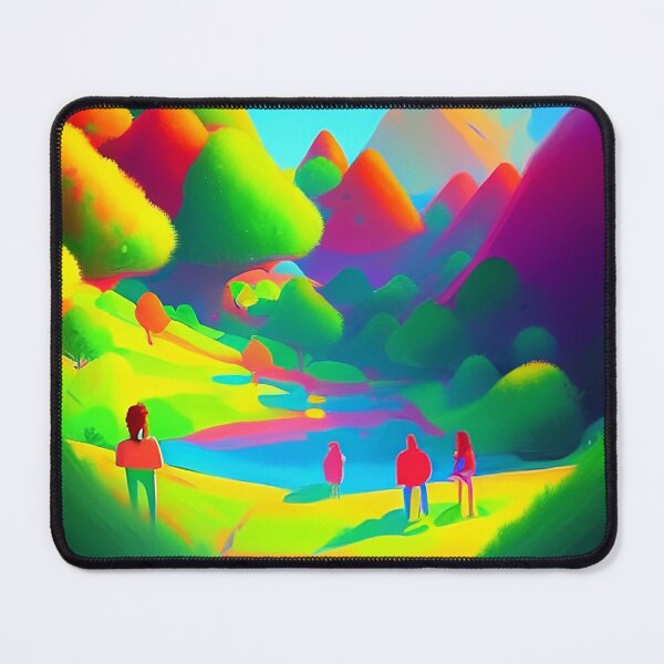 Item preview, Colorful surreal landscapes scenery with vibrant colors 31 designed and sold by vishalraifx.