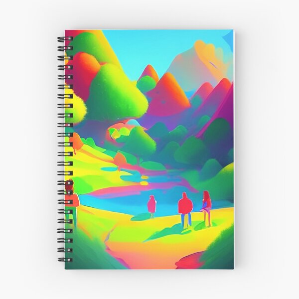 Item preview, Colorful surreal landscapes scenery with vibrant colors 31 designed and sold by vishalraifx.