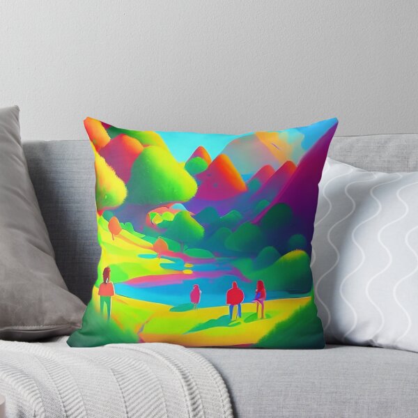 Item preview, Colorful surreal landscapes scenery with vibrant colors 31 designed and sold by vishalraifx.