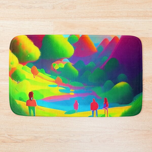 Item preview, Colorful surreal landscapes scenery with vibrant colors 31 designed and sold by vishalraifx.