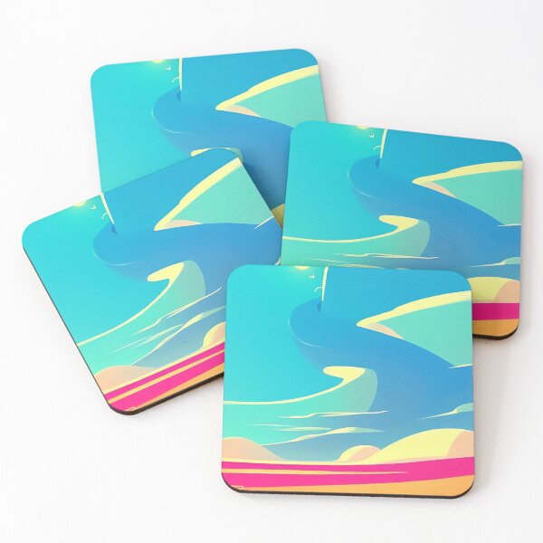 Item preview, Colorful surreal landscapes scenery with vibrant colors 32 designed and sold by vishalraifx.