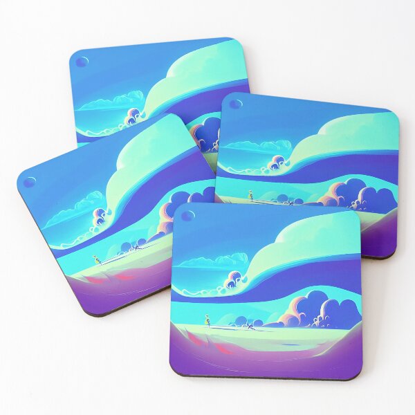 Item preview, Colorful surreal landscapes scenery with vibrant colors 33 designed and sold by vishalraifx.