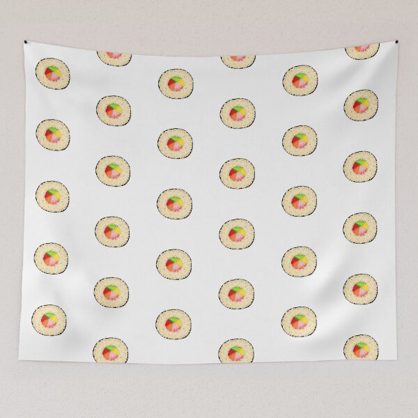 Item preview, Maki Sushi in watercolor style designed and sold by pamaripai.