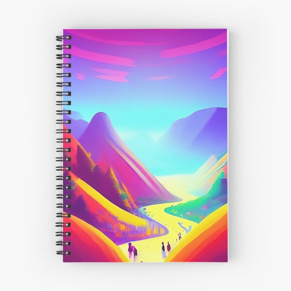 Item preview, Colorful surreal landscapes scenery with vibrant colors 34 designed and sold by vishalraifx.