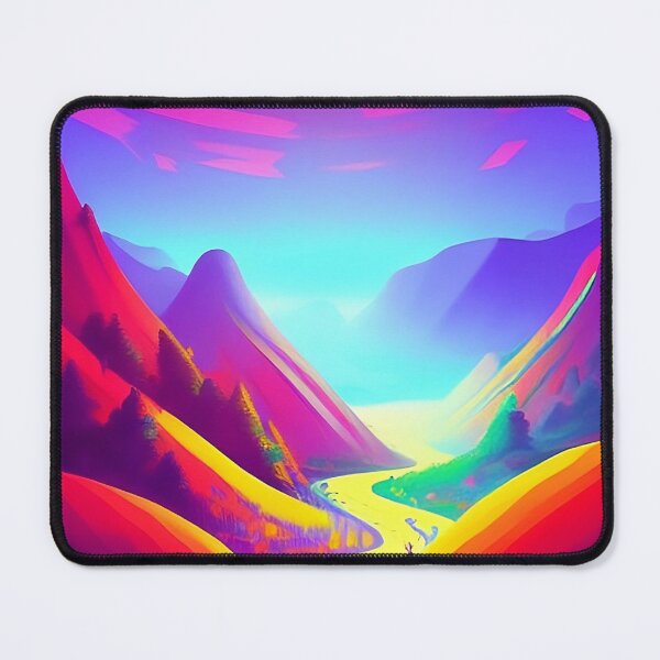 Item preview, Colorful surreal landscapes scenery with vibrant colors 34 designed and sold by vishalraifx.