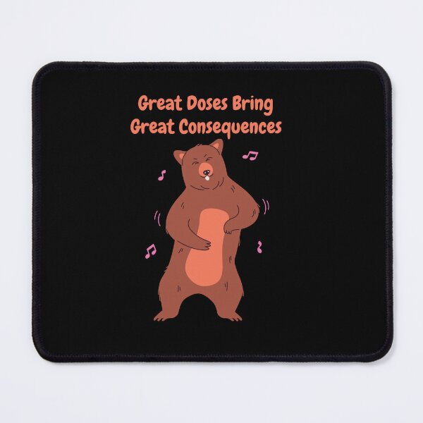 Item preview, Great doses bring great consequences Cocaine Bear Inspired Say NO to Drugs Prevent Drug Abuse and Illicit Trafficking Drugs Awareness Funny Sarcastic designed and sold by PositiveVibes26.