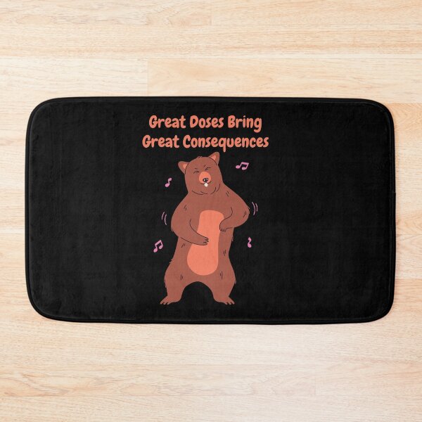 Item preview, Great doses bring great consequences Cocaine Bear Inspired Say NO to Drugs Prevent Drug Abuse and Illicit Trafficking Drugs Awareness Funny Sarcastic designed and sold by PositiveVibes26.