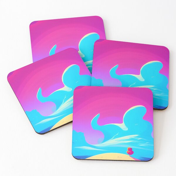 Item preview, Colorful surreal landscapes scenery with vibrant colors 35 designed and sold by vishalraifx.