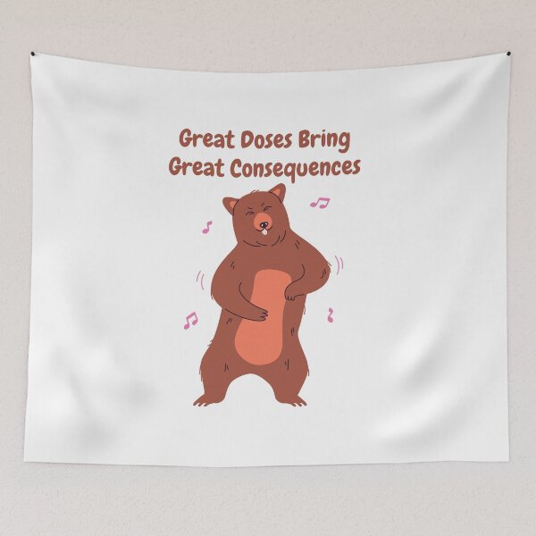 Item preview, Celebrate National Drug Addiction Recovery Month - Great doses bring great consequences - Say NO to Drugs Prevent Drug Abuse and Illicit Trafficking Drugs Awareness Funny Sarcastic designed and sold by PositiveVibes26.