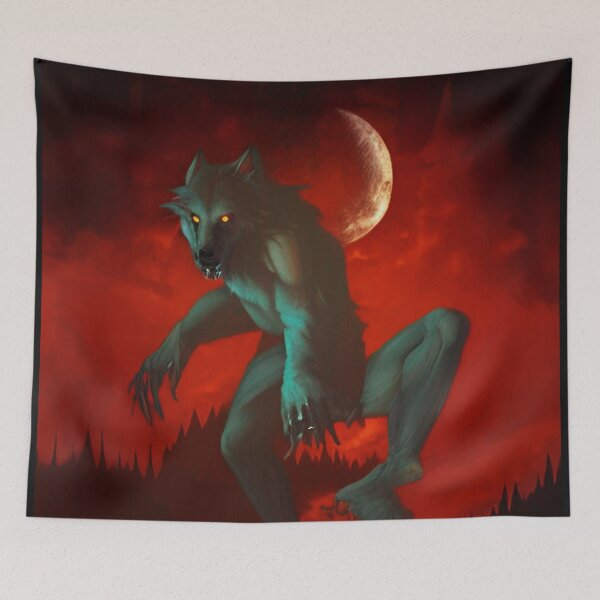 Item preview, Werewolf during Red Moon designed and sold by JoanNinjaHen.