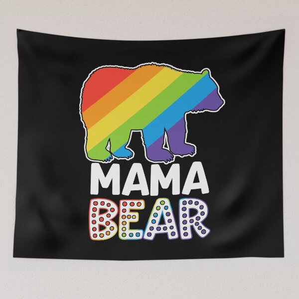 Item preview, Gay Mama Bear Proud Mom LGBTQ Parent LGBT designed and sold by QueenOfPrint.
