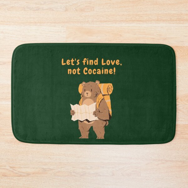 Item preview, Drugs Addiction Recovery Awareness Cocaine Bear Inspired Say NO to Drugs Prevent Drug Abuse Lets Find Love Not Cocaine  designed and sold by PositiveVibes26.