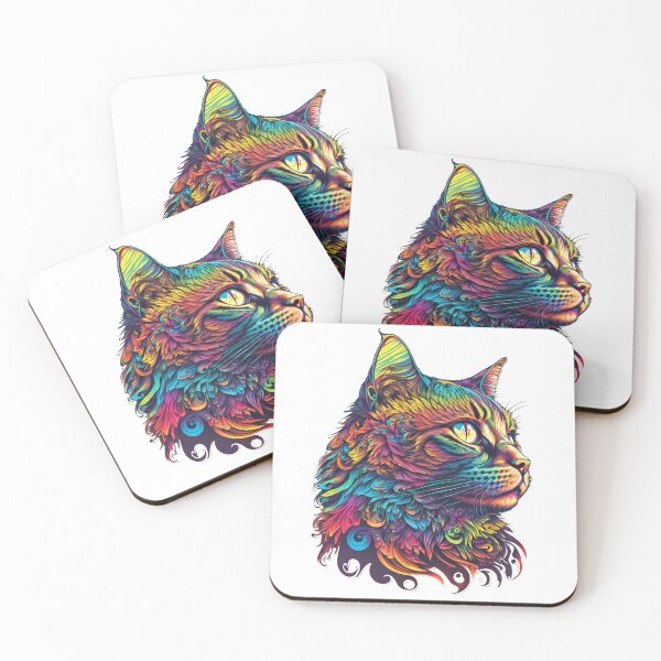 Item preview, Psychedelic Cat designed and sold by CasualMadness.