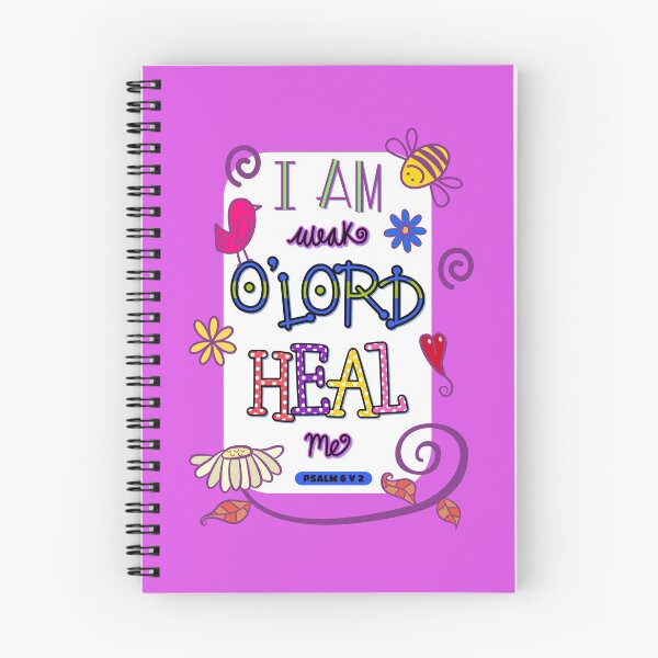 Item preview, I Am Weak O'Lord Heal Me - Bible Scripture designed and sold by Prawny.