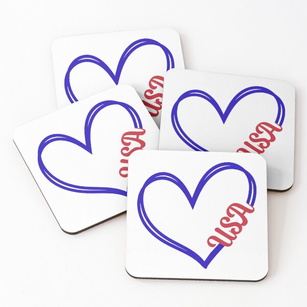 Item preview, Heart USA Line Art designed and sold by mrtraz.
