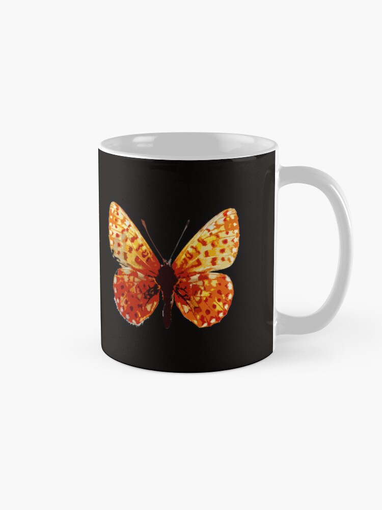 Pretty Butterfly Pattern Travel Mug