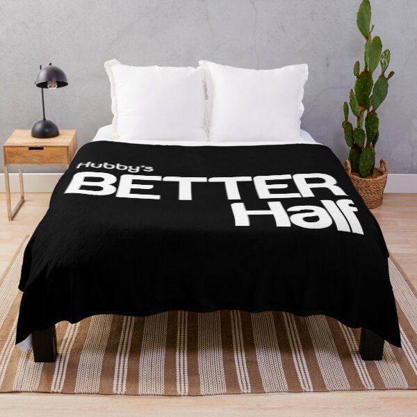 Item preview, Hubby's Better Half - Gift for spouse: Wife - White designed and sold by pixelspantry.