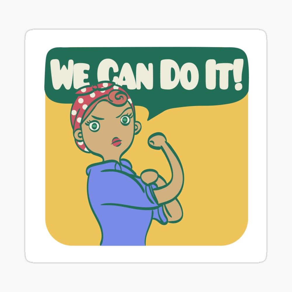 We Can Do It. Cool Vector Iconic Woman's Fist Symbol Of Female Power And  Industry. Cartoon Woman With Can Do Attitude. Royalty Free SVG, Cliparts,  Vectors, and Stock Illustration. Image 60055437.