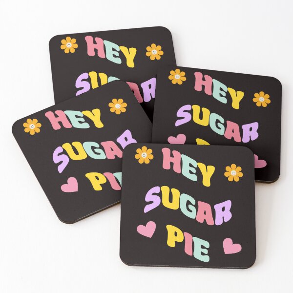 Item preview, Hey Sugar Pie, Retro Valentine's Day, Hippie Sweetie designed and sold by desireedickens.