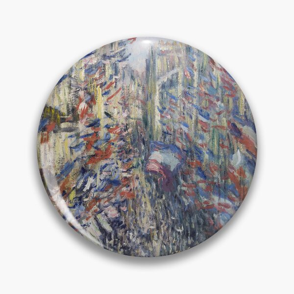 Item preview, Claude Monet The Rue Montorgueil in Paris,Monet paris,Claude Monet famous paintings, designed and sold by Tamas Das.