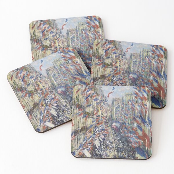 Item preview, Claude Monet The Rue Montorgueil in Paris,Monet paris,Claude Monet famous paintings, designed and sold by Tamas Das.