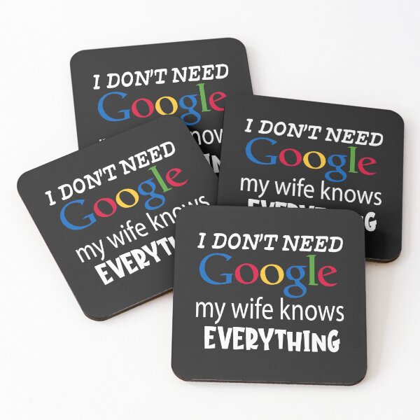 Item preview, I Don't Need Google My Wife Knows Everything designed and sold by Tilyasshop.