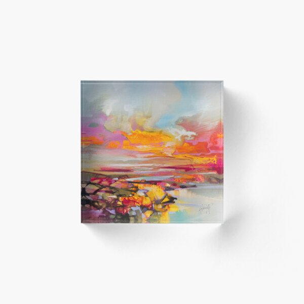 Uist Causeways Acrylic Block