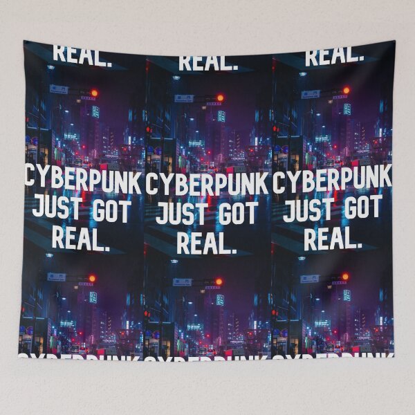 Item preview, Cyberpunk Just Got Real. designed and sold by Radicomics.