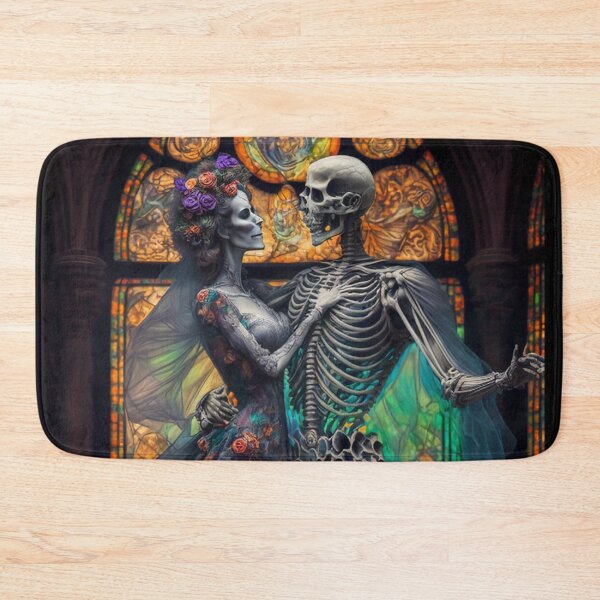 Item preview, Dancing Skeleton Couple in Love Valentines, Wedding, Anniversary, Birthday Funny Gift  designed and sold by CoyoteStudio.