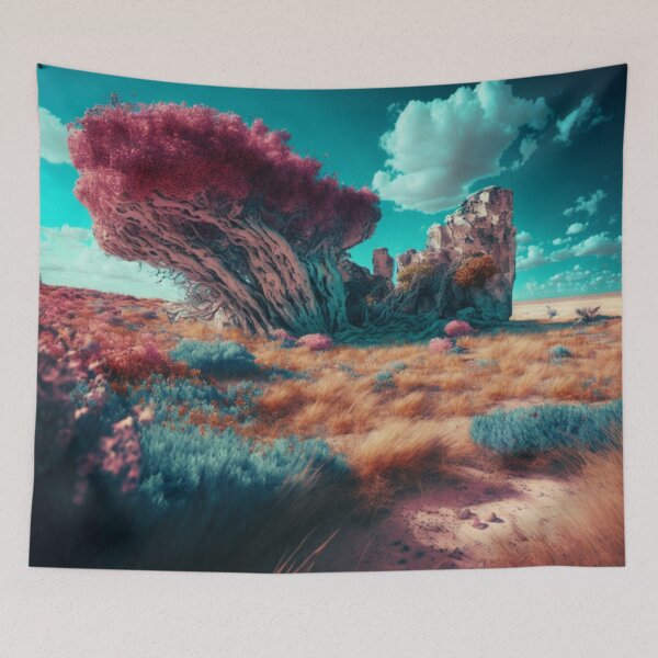 Item preview, Beautiful Landscape Painting, Colorful Landscape designed and sold by RealmsImagined.