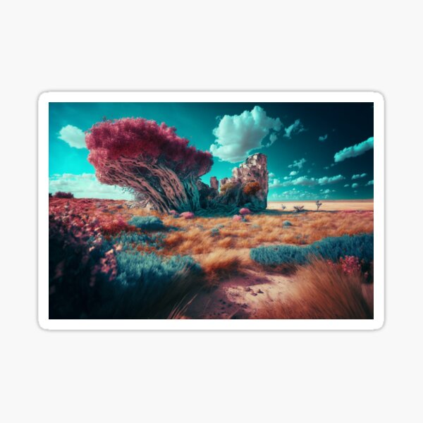 Item preview, Beautiful Landscape Painting, Colorful Landscape designed and sold by RealmsImagined.