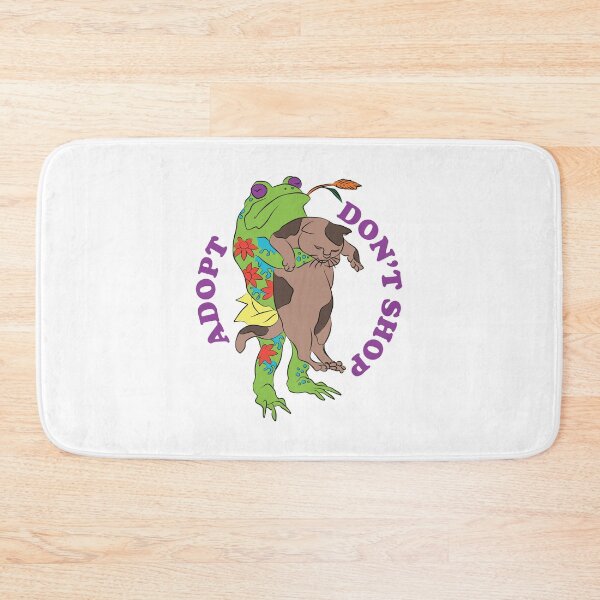 Item preview, Frog Adopting Cat designed and sold by chillaxcats.